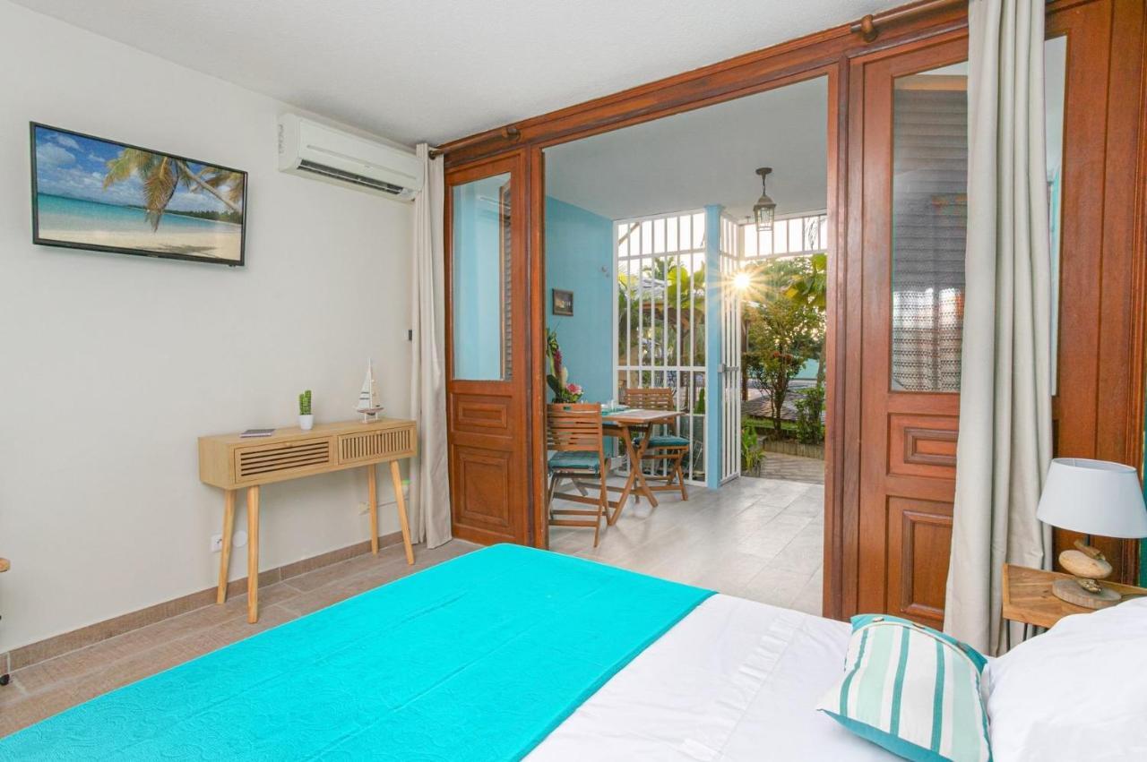 Studio Corail 5 Min A Pied De La Plage - 1Br Studio 5Min Walk From Nice Beach Sainte-Anne Exterior photo